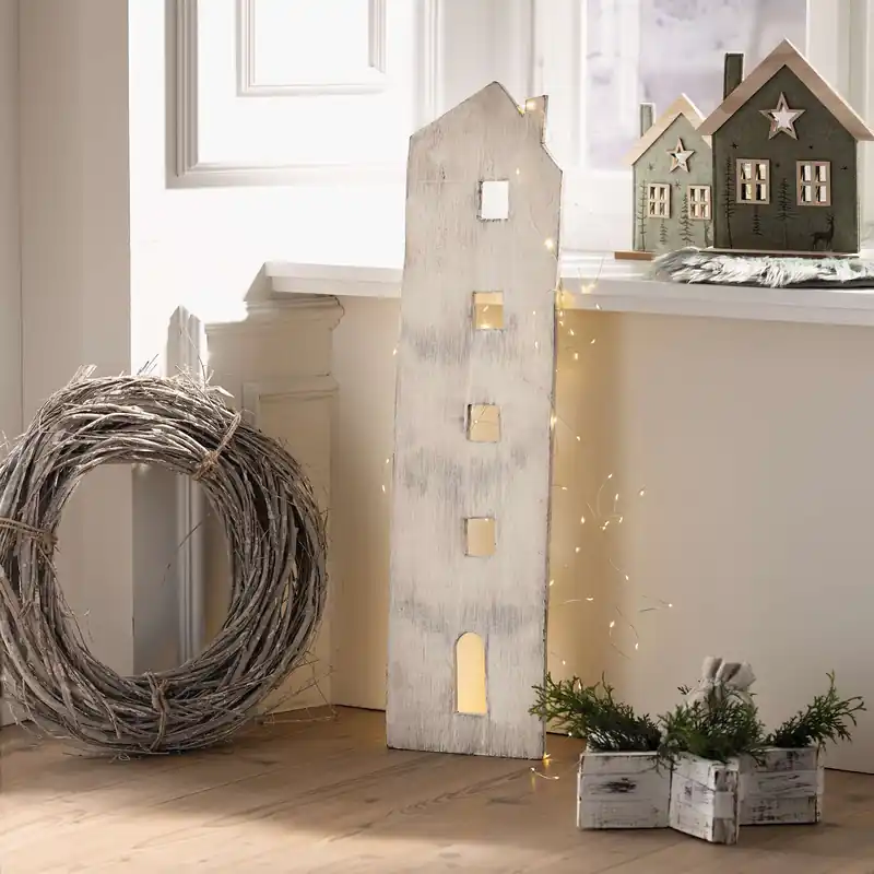 Holzdeko "Haus" Sofort Bestellen