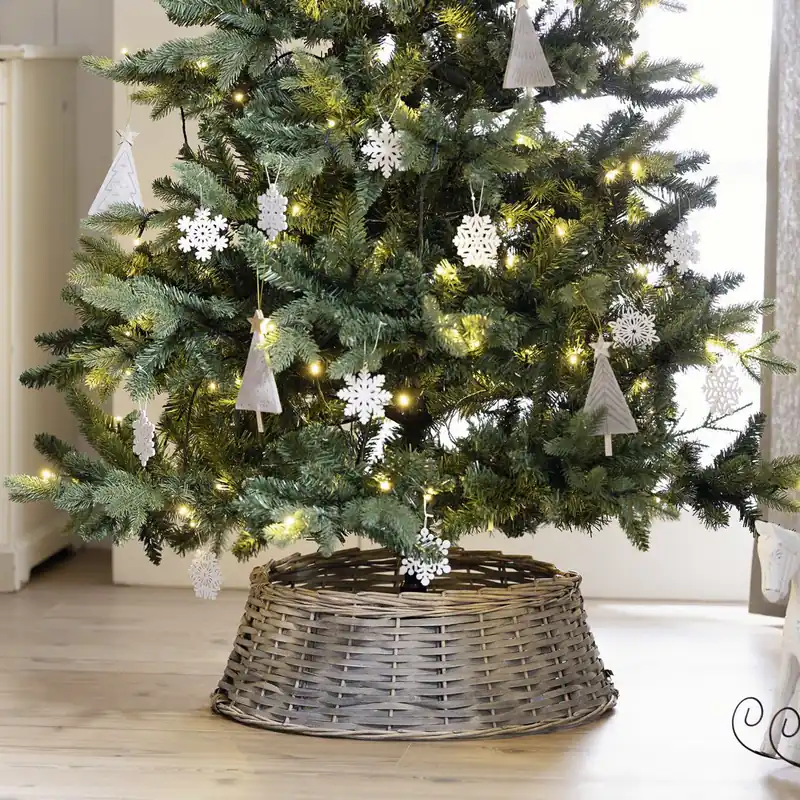 Preiswert Weihnachtsbaumring "Grey"