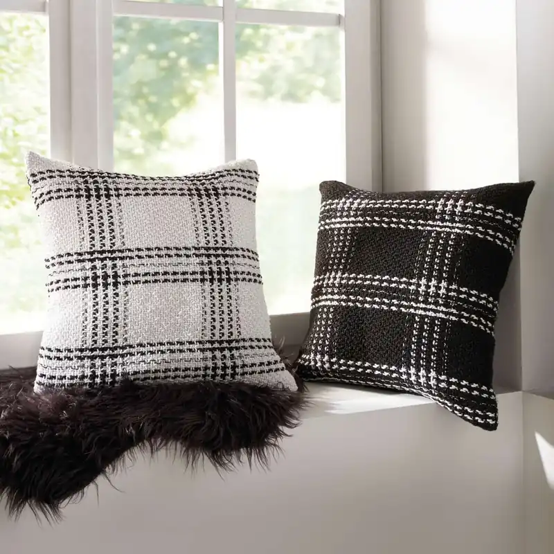 Kissenhülle "Modern Strick", 2er Set Billig