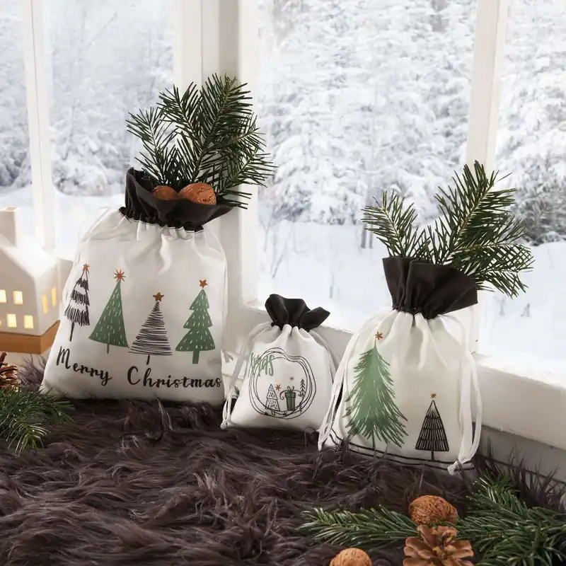 Must-Have Geschenktäschchen "XMAS", 3er Set