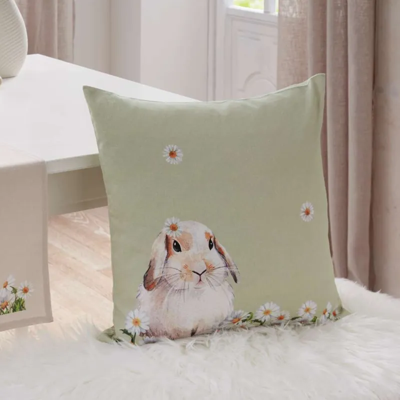Kissenhülle "Blumenhase" Begrenztes Angebot