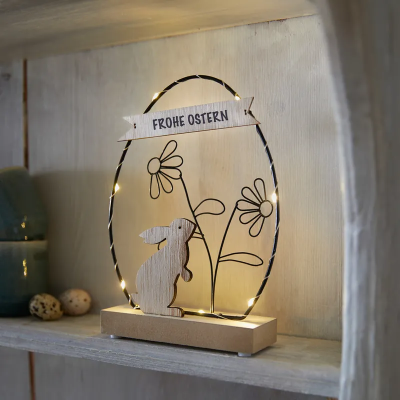 Must-Have LED-Ei "Frohe Ostern"