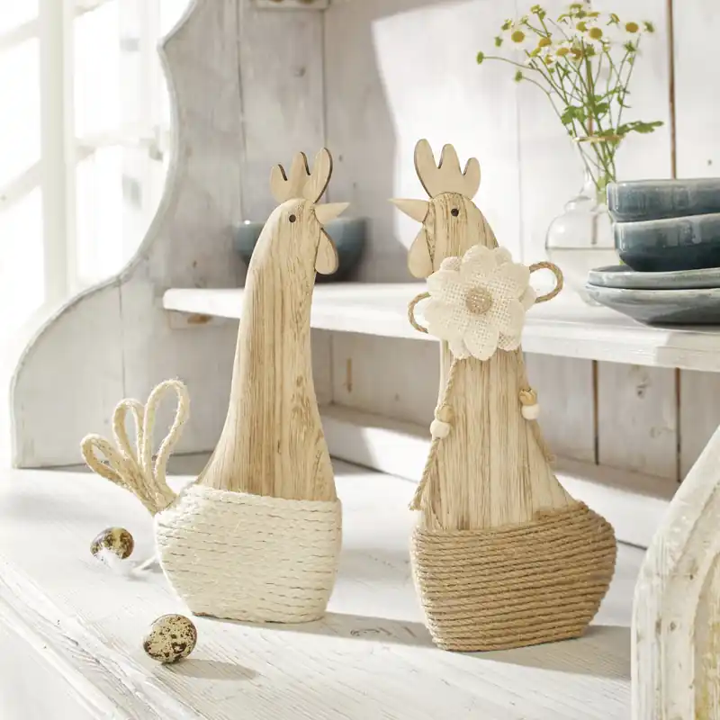 Huhn "Bertha & Louise", 2er Set Neue Ware