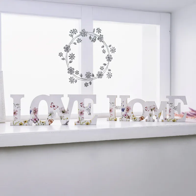 Schriftzug "Love Home", 2tlg. Sichere Zahlung
