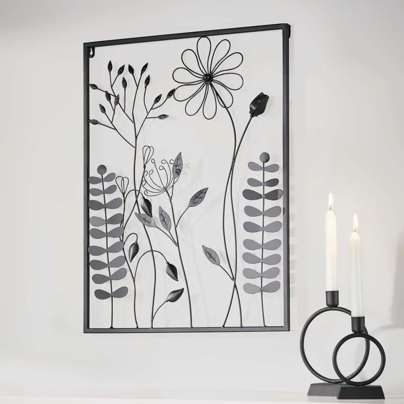 Bild "Black Flowers" Neue Ware
