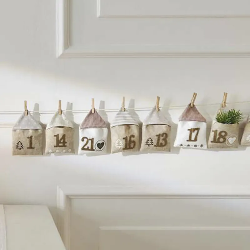 Billig Adventskalender "Weihnachtshäuser"