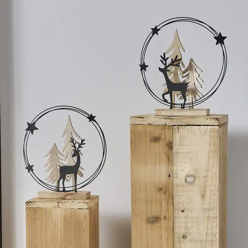 Highlight Weihnachtsdeko "Winterwald", 2er Set