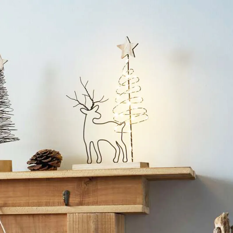 LED-Deko "Winterwald" Neu
