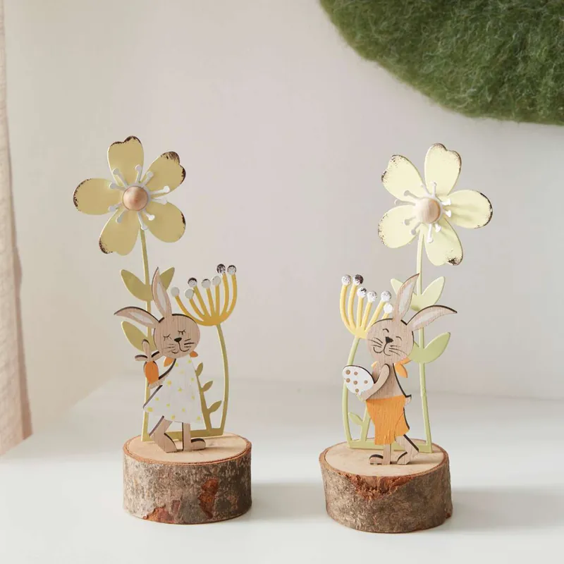 Heißes Angebot Hase "Blumenwiese", 2er Set