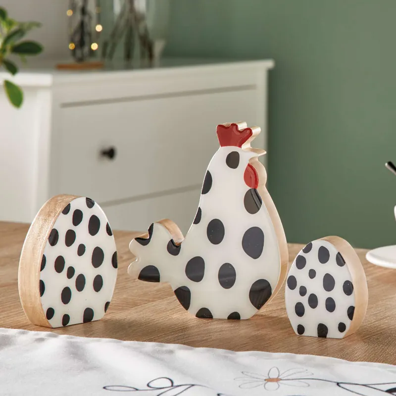 Sale Osterdeko "Puntos", 3er Set