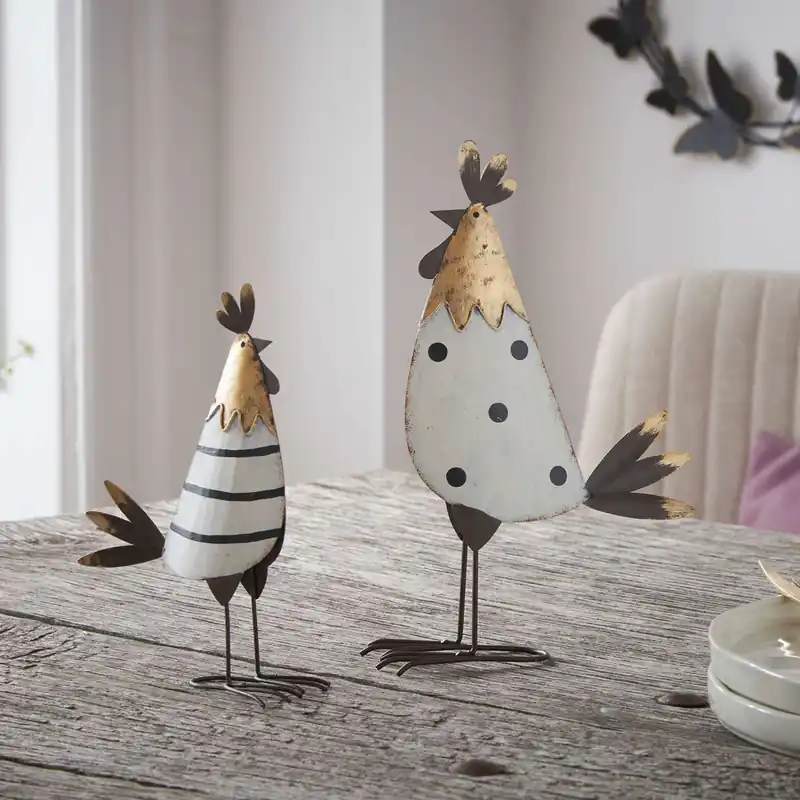 Sichere Zahlung Figur "Hahn & Huhn", 2er Set