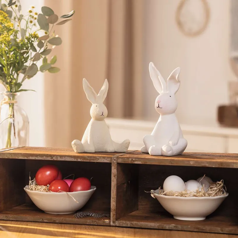 Hase "White & Cream", 2er Set Top-Seller