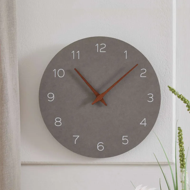 Wanduhr "Grau" Markenware