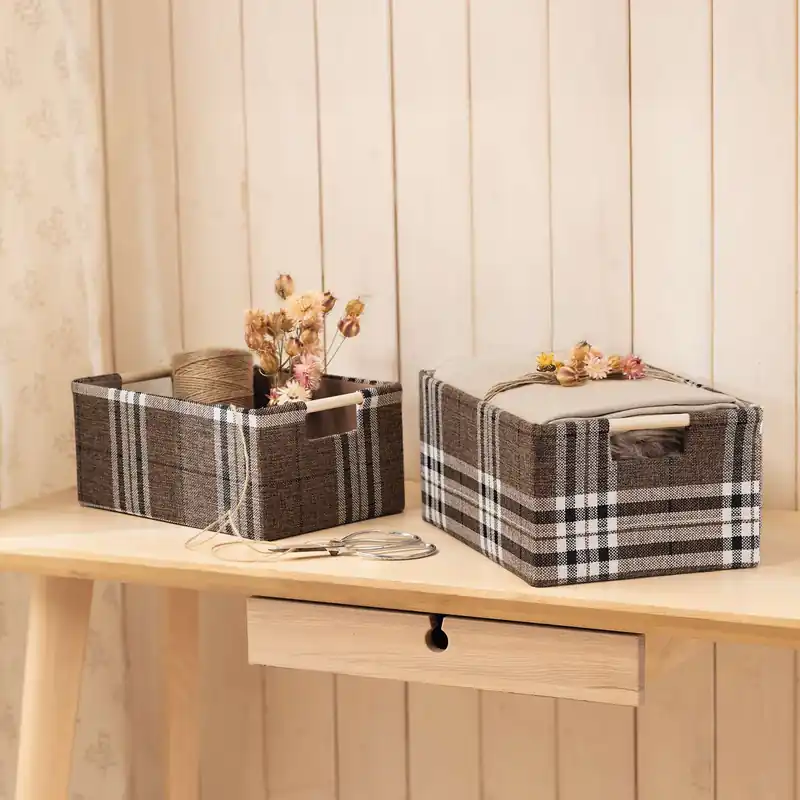 Meistverkauft Füllkorb "Karo-Style", 2er Set