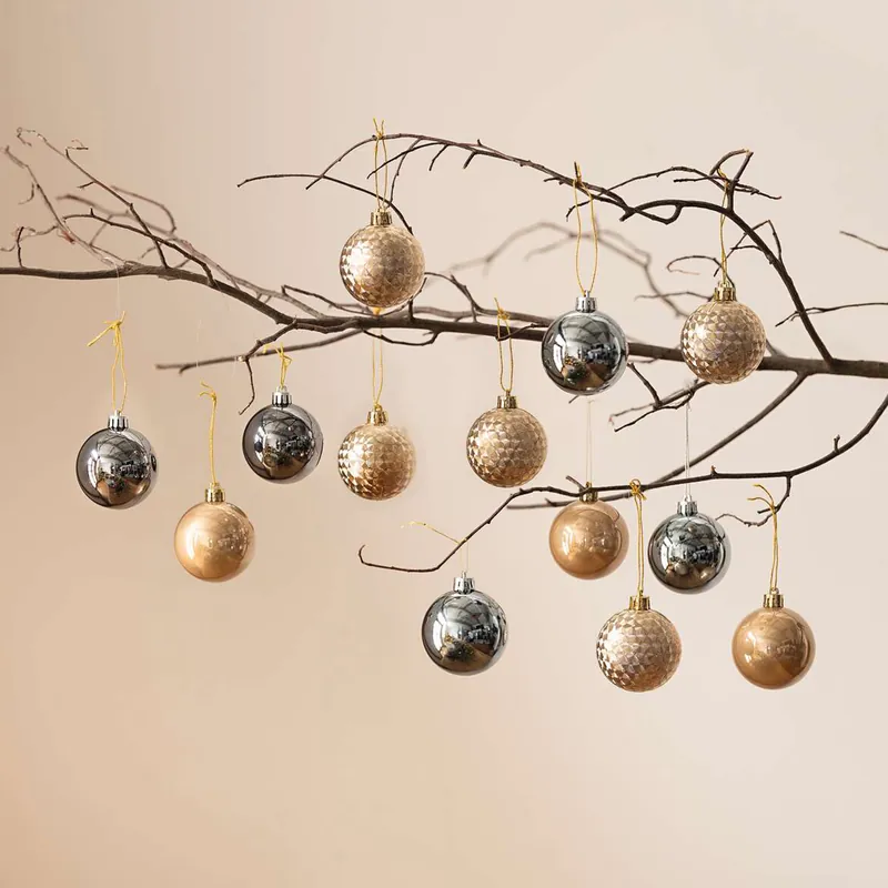 Christbaumkugel "Modern", 30er Set Preisreduziert