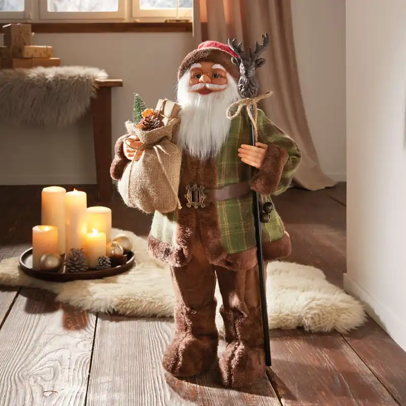 Figur "Santa mit Stab" Abverkauf
