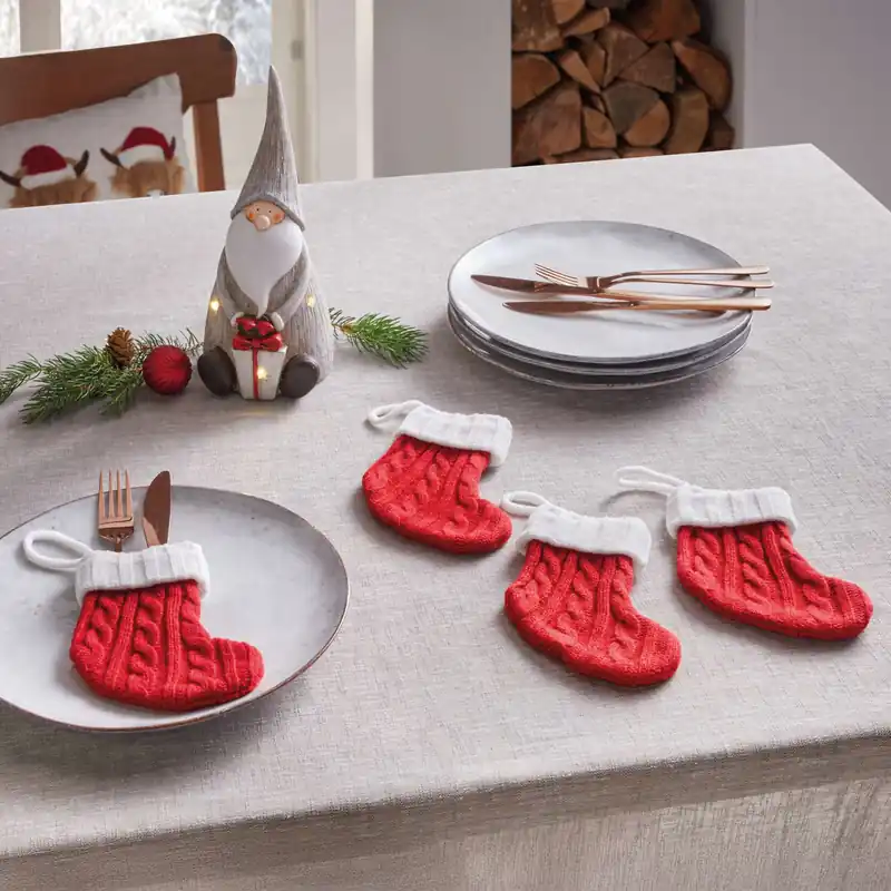Bestseller Bestecksöckchen "Santa", 4er Set