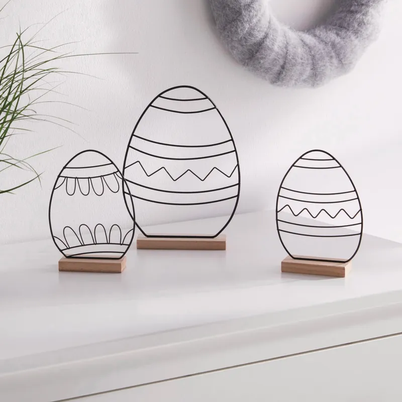 Preis Gesenkt Osterdeko "Modern", 3er Set
