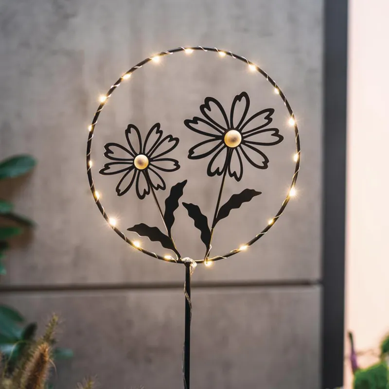 LED-Gartenstecker "Blumen" Super-Preis
