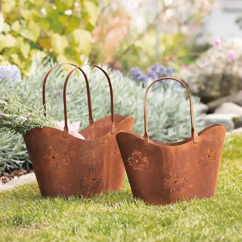 Pflanzer "Shoppingbag", 2er Set Begrenztes Angebot