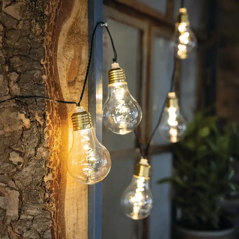 Sofort Bestellen LED-Lichterkette "Glühbirne"