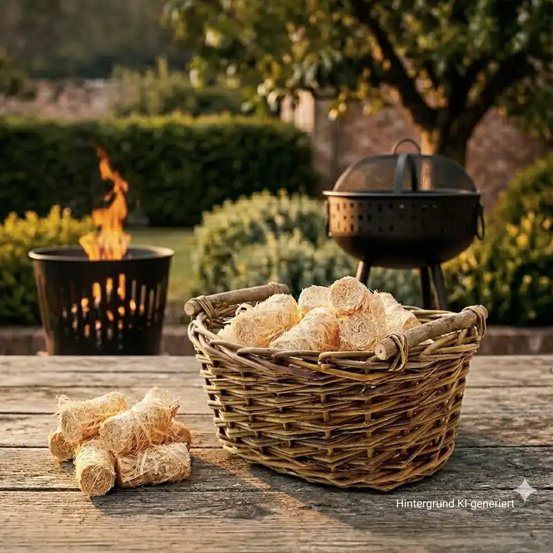 Neuheit Anzünder "Holzwolle", 320 g