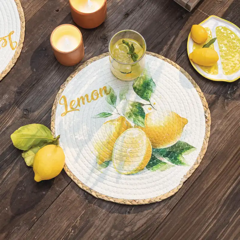 Neu Im Sortiment Platzmatte "Lemon", 2er Set