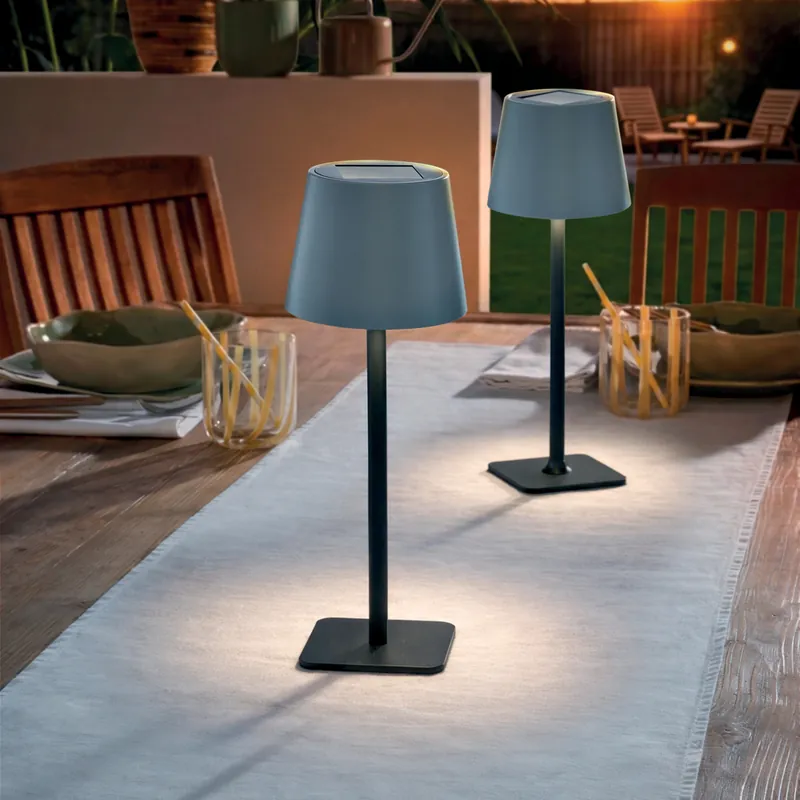 Top-Seller LED-Solar-Tischlampe "Grey"
