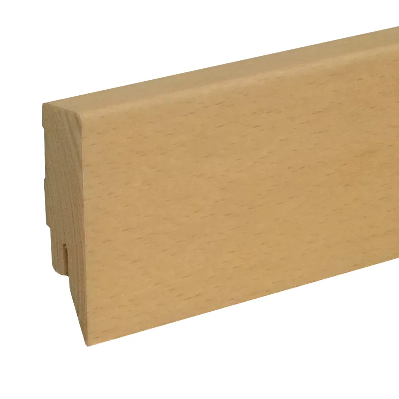 Sockelleiste / Fußleiste / Bodenleiste Taverone-14 (73020) | 16 x 58 x 2400 mm | Buche lackiert Letzte Chance