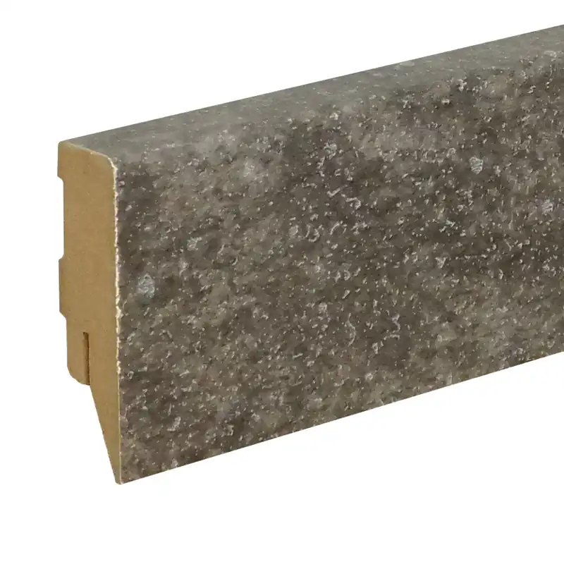 Letzte Chance Sockelleiste / Fußleiste / Bodenleiste Lecco-42 (72933) | 16 x 58 x 2500 mm | Nero