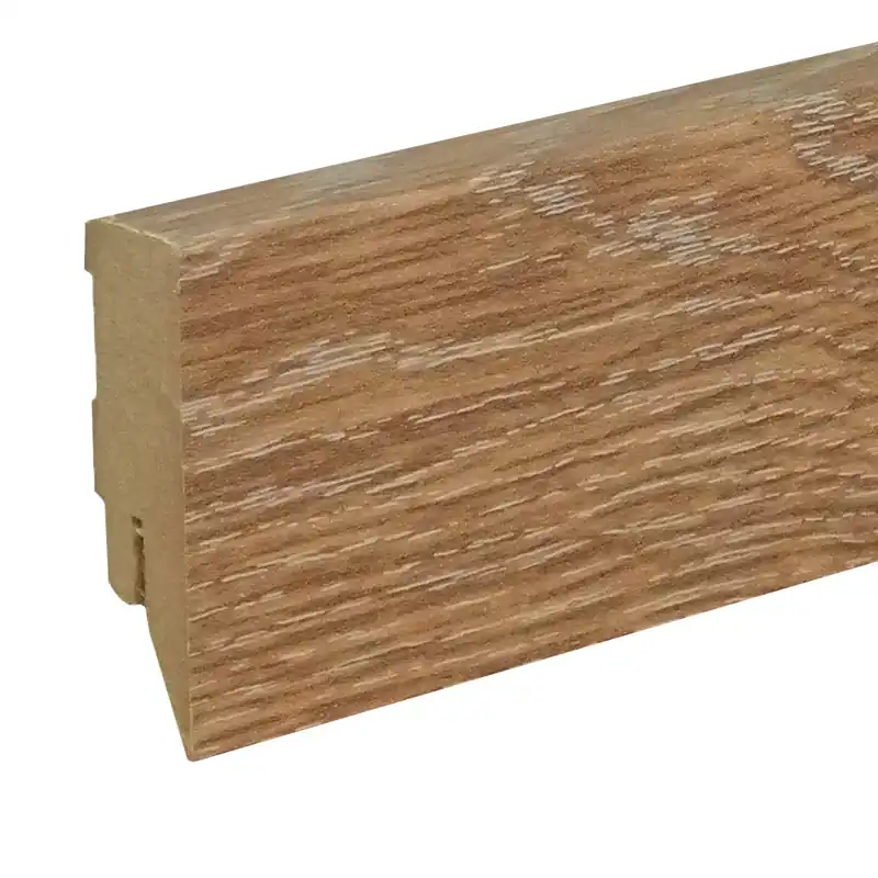 Jetzt Kaufen Sockelleiste / Fußleiste / Bodenleiste Lecco-120 (73285) | 16 x 58 x 2500 mm | Roteiche