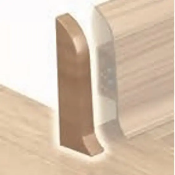 Endkappen für PVC (Kunststoff) Sockelleiste "Trento" Eiche antik Sale