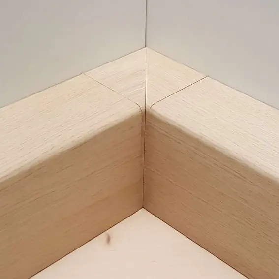 Zertifiziert Innenecken Für Heizrohrabdeckleiste MDF-Kern Abdeckleistenwinkel Weiß by PROVISTON
