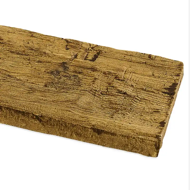 Neue Ware Wiesemann | PU-Brett | Polyurethan | 130 x 30 x 2600 mm | Eiche Hell | Deckenbalken | Hochfest