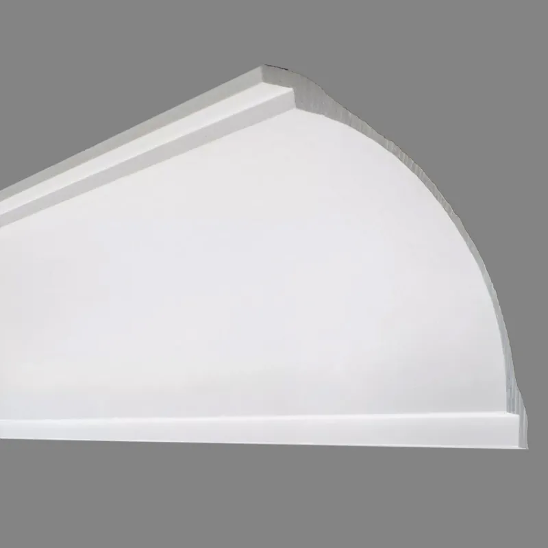 PROVISTON | Gipsleiste Siegen | Echter Gipsstuck | 150 x 150 x 1200 mm | Stuckleisten aus Gips Wochenendangebot