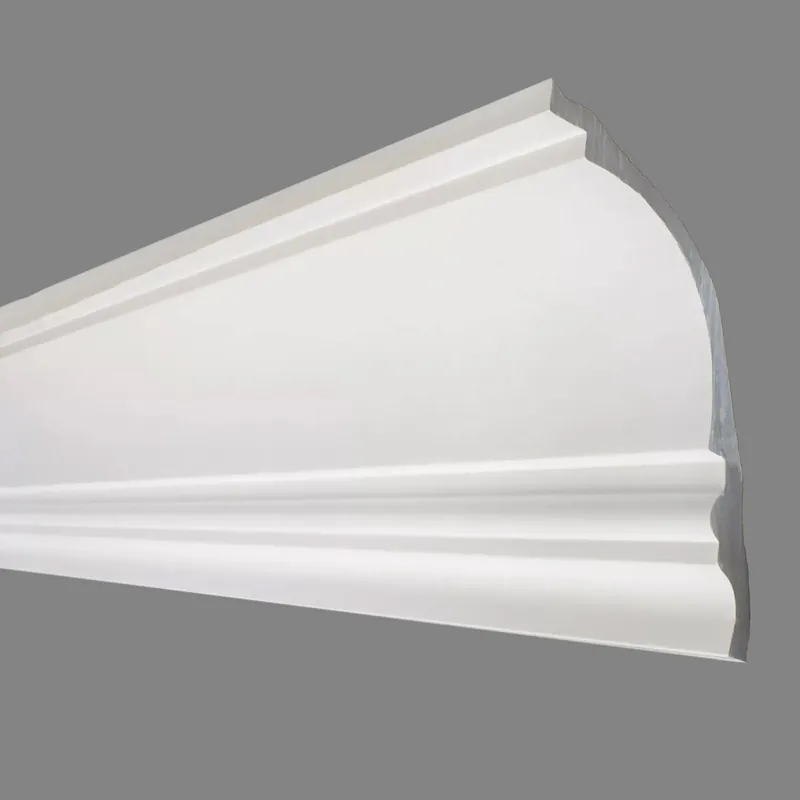 PROVISTON Gipsleiste Erlangen Echter Gipsstuck 106 x 120 x 1200 mm Stuckleisten aus Gips Knallerangebot