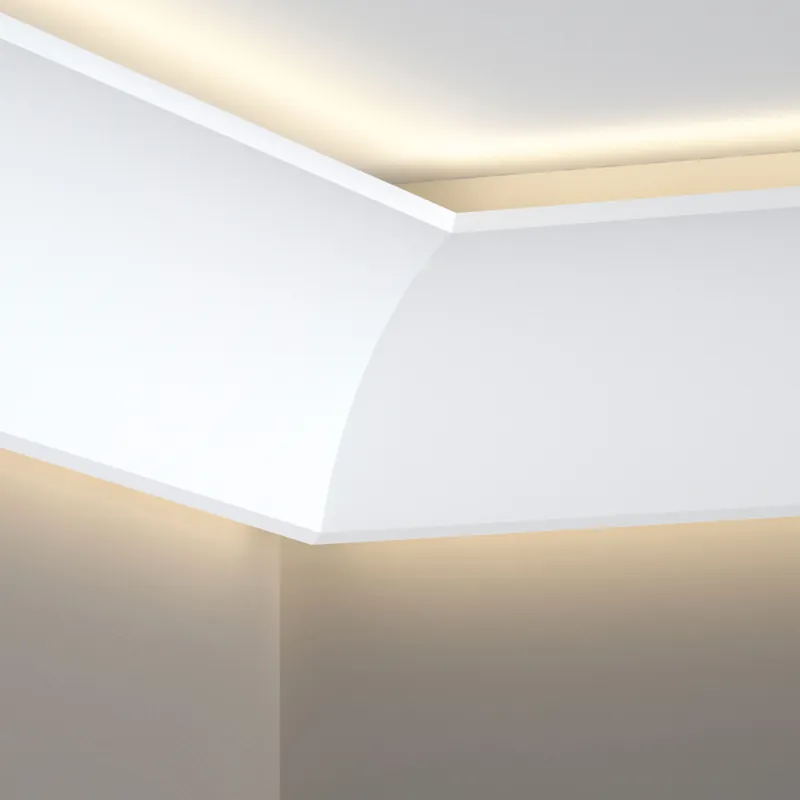 Begrenztes Angebot Mardom Innenwinkel | Für Lichtleiste "QL002" Polyurethan Marmor Creme