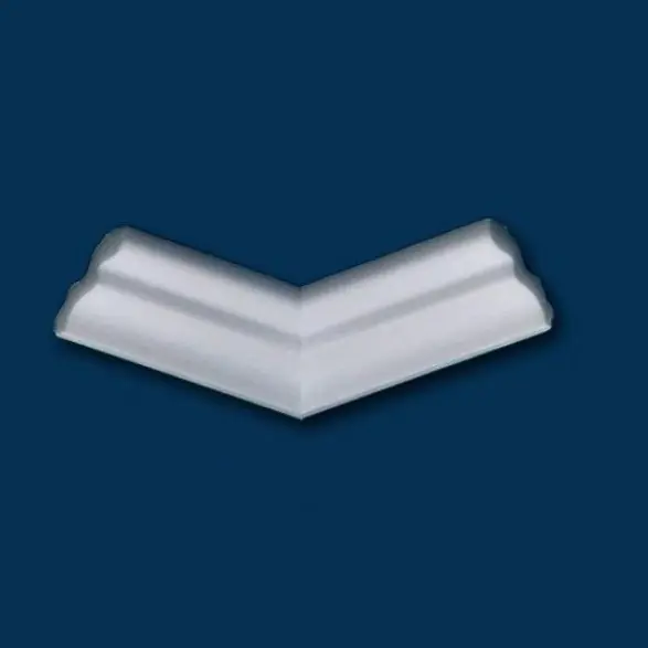 Wiesemann | Innenwinkel "Eindhoven 05" | Polystyrol | 43 x 48 x 200 mm | Weiß | Stuckleisten Winkel Aktuell