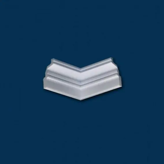 Wiesemann | Innenwinkel "Glasgow 30" | Polystyrol | 87 x 45 x 200 mm | Weiß | Stuckleisten Winkel Neu