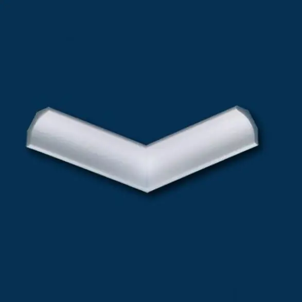 Wiesemann | Innenwinkel "Monaco 01" | Polystyrol | 34 x 34 x 200 mm | Weiß | Stuckleisten Winkel Angebot