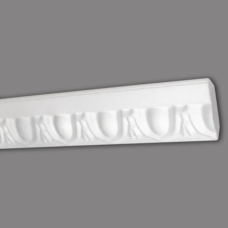 Echt Marbet | Stuckleiste "B-2" | Styropor Deckenleiste | 32 x 32 x 2000 mm | Polystyrol Leiste | Weiß