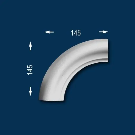 Wiesemann | Fassadenelement "FP6" | Innenbogen | Fassadenstuck | Unbeschichtet Top-Angebot