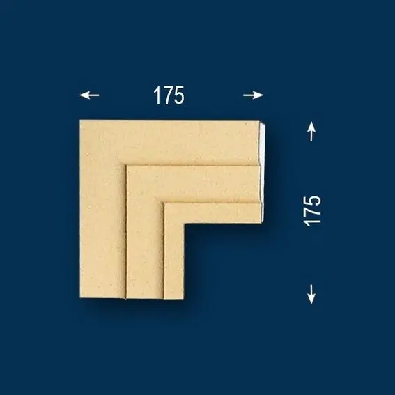 Wiesemann | Fassadenelement "FP9-b" | Eckstück | Fassadenstuck | Beschichtet Saisonangebot