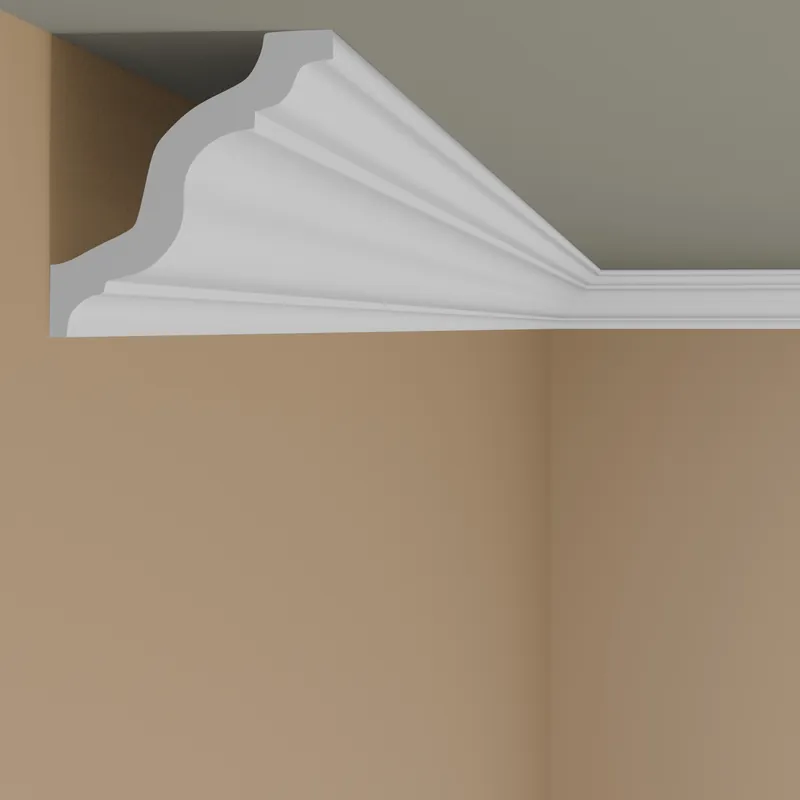 NMC Stuckleiste GR NOMASTYL 80 x 85 x 2000 mm Polystyrol weiß Deckenleiste Angebot