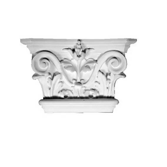 Direkt Vom Hersteller Wiesemann | Pilasterkapitell "Prestige" | Polystyrol | 154 x 150 mm | Pilasterkopfteil | Stucksäule