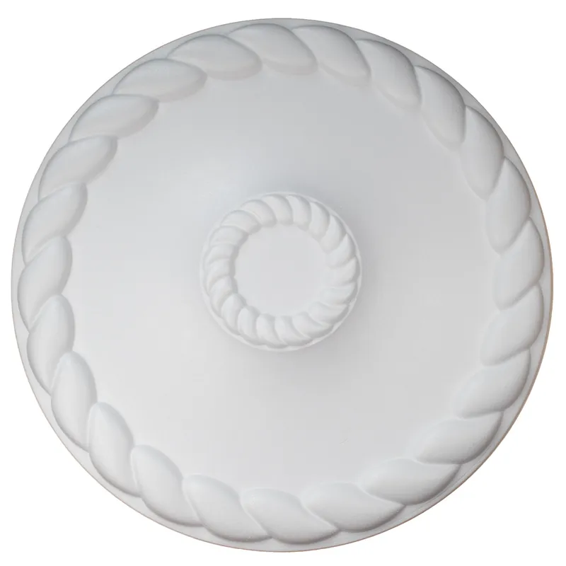 Must-Have Stuckrosette R22 600 mm Deckenrosette Weiß überstreichbar Stuckrosette Styropor Marbet