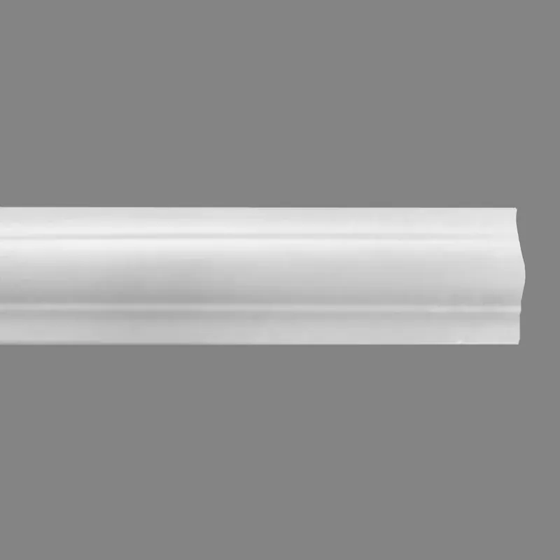 PROVISTON | Zierleiste Weimar | Gips | 12 x 25 x 910 mm | Wandleiste | Weiß Knallerangebot
