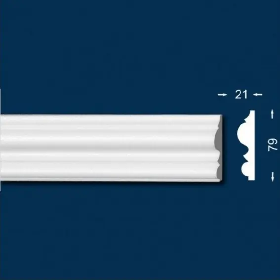 Wiesemann Innenwinkel "Jakarta 51" Polystyrol 21 x 79 x 200 mm Weiß Stuckleisten Winkel Zertifiziert