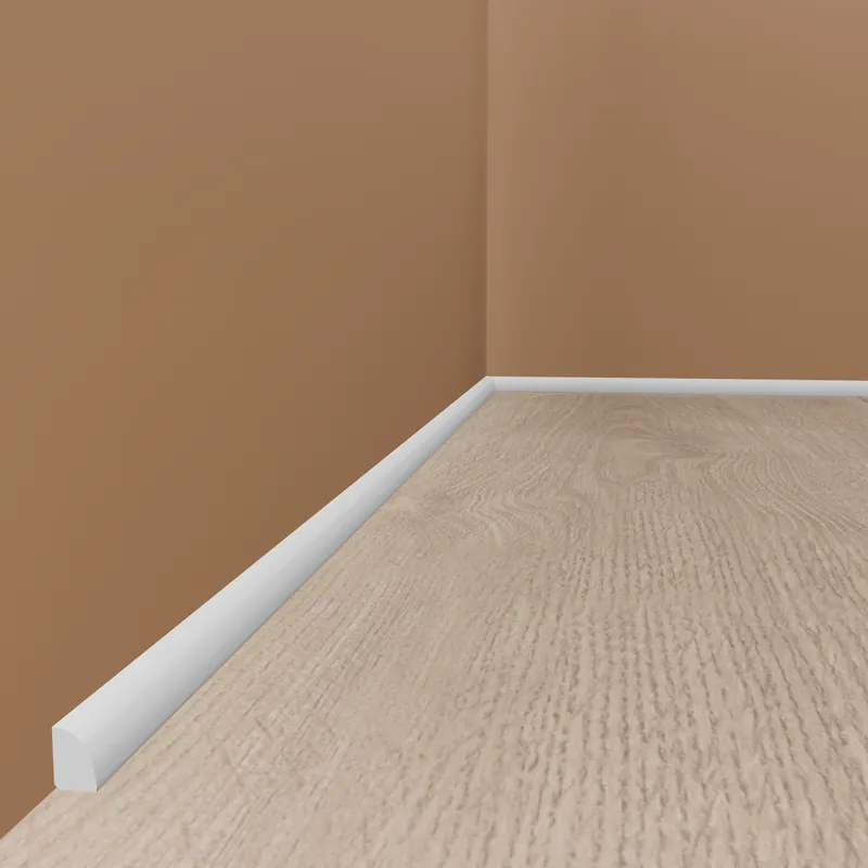Begrenztes Angebot Sockelleiste FL6 12 x 19 x 2000 mm Fußleiste Polystyrol Weiß NMC WALLSTYL
