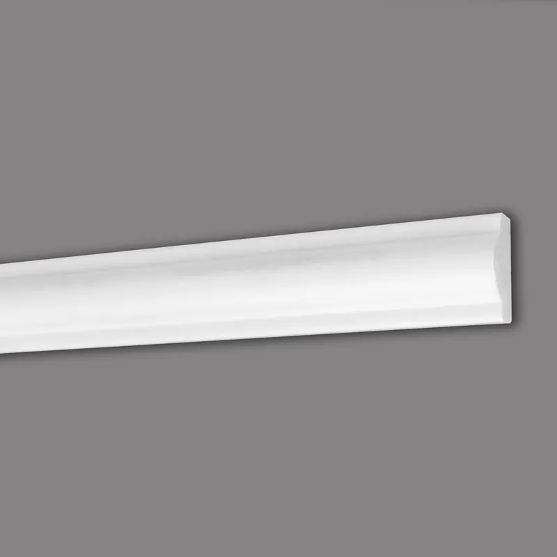Top-Angebot Marbet Zierleiste "E-27" Styropor Wandleiste 11 x 22 x 2000 mm Polystyrol Leiste Weiß
